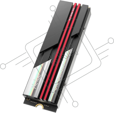 Накопитель SSD M.2 Netac 2.0Tb NV7000 Series <NT01NV7000-2T0-E4X> Retail (PCI-E 4.0 x4, up to 7200/6800MBs, 3D NAND, 1400TBW, NVMe 1.4, 22х80mm, heatsink)