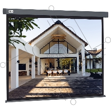 Экран Cactus 206x274см Wallscreen CS-PSW-206X274-SG 4:3 настенно-потолочный рулонный серый