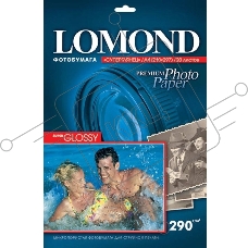 Фотобумага LOMOND Односторонняя Супер Глянцевая Белая A4, 260 г/м2, 360 листов, технологическая упаковка.
