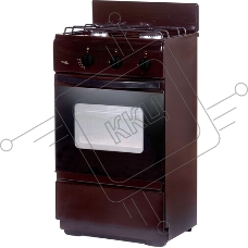 Плита газовая Лада Nova CG 32013 B коричневый, конфорок 2, духовка 30 л, 50 см x 85 см x 40 см