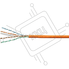 Кабель витая пара Cabeus UTP-4P-Cat.6-SOLID-LSZH UTP (U/UTP), категория 6, 4 пары 0,57мм (23 AWG), одножильный, LSZH (Low Smoke Zero Halogen) (305 м)