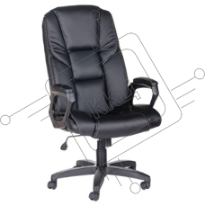 Кресло компьютерное OLSS ОДИСЕЙ черныйый Экокожа Крестовина: 