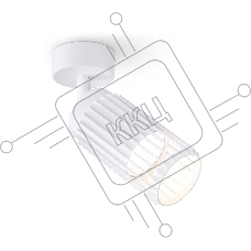 Светильник Ambrella light TN51677 WH белый GU10 D60*120