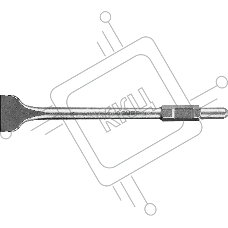 Зубило KRAFTOOL ALLIGATOR HEX 30 29345-75-450  лопаточное 75 х 450мм