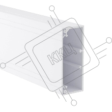 Кабель-канал 100х40 L2000 пластик TA-GN ДКС 01782
