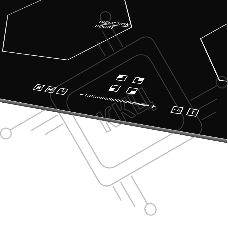 Индукционная варочная поверхность Monsher MHI 6006, 60 см 9 уровней мощности, инвертер, бустер, блокировка управления, Stop and Go, таймер, автоматическое отключение, сенсорное управление, индикатор остаточного тепла, 5 цифровых дисплеев, черный