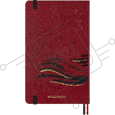 Блокнот Moleskine LIMITED EDITION ГОД ЛОШАДИ LECNYHRSQP060B 130х210мм обложка текстиль 176стр. линейка бордовый