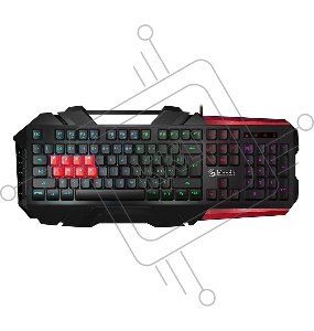 Клавиатура A4Tech B3590R черный/красный USB Multimedia Gamer LED