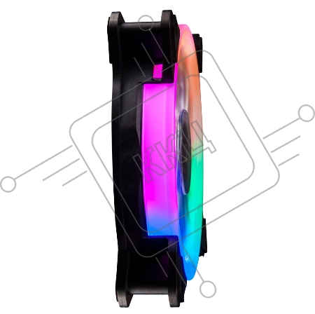Вентилятор 1STPLAYER R1 / 120mm, 5 color LED, 3-pin, 1000 rpm / R1 bulk
