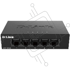 Коммутатор D-Link DGS-1005D/J2A неуправляемый с 5 портами 10/100/1000Base-T и функцией энергосбережения
