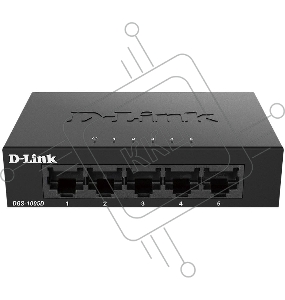 Коммутатор D-Link DGS-1005D/J2A неуправляемый с 5 портами 10/100/1000Base-T и функцией энергосбережения