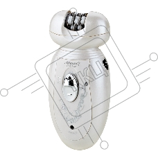 Эпилятор ATLANTA, ATH-6641, 3 в 1, 2ск, насадки для бритья, работа от аккум, долговечная батарея Ni-MH, низкий ур шума, белый/перламутровый.