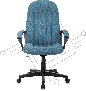 Кресло руководителя Бюрократ T-898AXSN синий 38-415 крестовина пластик