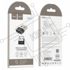 Переходник HOCO UA6 USB to Type-C, черный