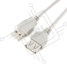 Кабель удлинит. USB2.0 Gembird/Cablexpert CC-USB2-AMAF-6-N серый (1.8м, AM/AF, пакет) (CC-USB2-AMAF-6-N)