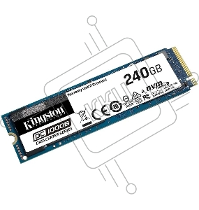 Накопитель SSD Kingston Enterprise SSD   240G DC1000B M.2 2280 Enterprise NVMe Gen3 x4 (R3400/W600MB/s) (Data Center)