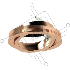 Насадка для корпуса светильника N7005 PPG золото розовое полированное  D70*H26mm Out1.5mm MR16