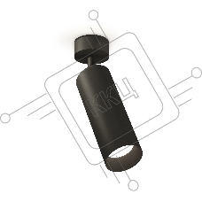 Светильник Ambrella Light XM6343002 SBK/PBK черный песок/черный полированный MR16 GU5.3 (A2210, C6343, N6131)