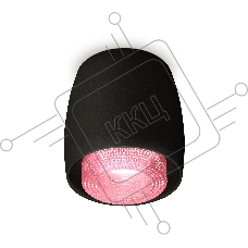 Светильник Ambrella Light XS1142022 SBK/PI черный песок/розовый MR16 GU5.3 (C1142, N7193)