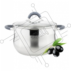 Кастрюля со стеклянной крышкой Zeidan Z-50252 4,0л (O20х12.5 см), нерж.сталь, внутренняя - матовая полировка, снаружи - комбинированная полировка, шкала литража, ручки с силиконовым покрытием, КАПСУЛИРОВАННОЕ ДНО, ПОДАРОЧНАЯ УПАКОВКА С ПЛАСТИКОВОЙ РУЧКОЙ. Кастрюля со стеклянной крышкой Zeidan Z-50252 4,0л (O20х12.5 см), нерж.сталь, внутренняя - матовая полировка, снаружи - комбинированная полировка, шкала литража, ручки с силиконовым покрытием, КАПСУЛИРОВАННОЕ ДНО, ПОДАРОЧНАЯ УПАКОВКА С ПЛАСТИКОВОЙ РУЧКОЙ.