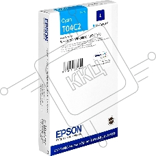 Картридж струйный EPSON T04C (C13T04C240) голубой (1700 стр.) для WF-C8190DW/WF-C8690DWF