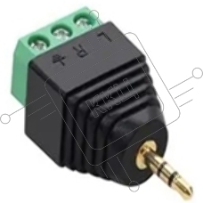 Сборный штекер microJack 2.5 мм 2 канала