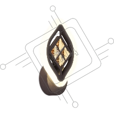 Светильник Ambrella light FA278 CF/TI кофе/янтарь 12W 240*170*60