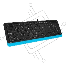 Клавиатура A4Tech Fstyler FK10 проводная, USB, черный/синий