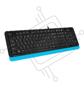 Клавиатура A4Tech Fstyler FK10 черный/синий USB Multimedia