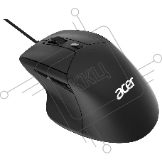 Мышь проводная Acer OMW130 черный, 3600 dpi, USB, кнопки - 6