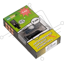Автомобильная зарядка (от прикуривателя) More choice AC22m, два разъема USB, кабель Micro USB, 2.4A, черный