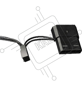Кулер для корпуса ПК Gamemax GMX-WFBK-WT, 12CM black fan, white blade, 3pin+4Pin connector