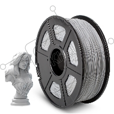 Филамент NVPRINT ABS Grey для 3D печати диаметр 1.75мм  длина 330 метров  масса 1 кг