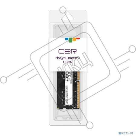 Модуль памяти CBR DDR4 SODIMM 8GB CD4-SS08G26M19-01 PC4-21300, 2666MHz, CL19, 1.2V