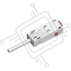GL1101 WH белый ввод питания для шинопровода Magnetic 220V IP20 200*28.5*18