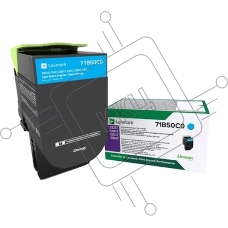 Картридж Lexmark 2300 стр. голубой для CS317dn, CS417dn, CS517de, CX317dn, CX417dn,CX517de