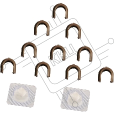 Комплект бушингов Cet CET6375R (RM1-6319-Bushing) для HP LJ Enterprise P3015/M521/M525 резинового вала (упак.:2шт)