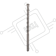 Бур по бетону 18x210x150 мм SDS PLUS Kranz