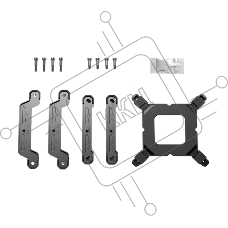 Кулер для процессора Ocypus Gamma A40 WH ARGB Gamma-A40-WH1AAWN00X-GL белый 100мм алюминий+медь 29,5db 4-pin 200W 133мм