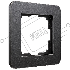 Рамка на 1 пост Platinum (черный алюминий) W0012608