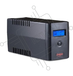 Источник бесперебойного питания ExeGate EP212515RUS Power Smart ULB-600 LCD <600VA, Black, 2 евророзетки, USB>