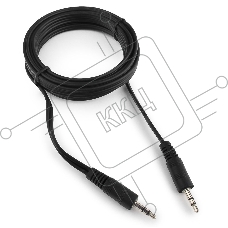 Кабель аудио Cablexpert CCA-404-3M, джек3.5 / джек3.5, 3м