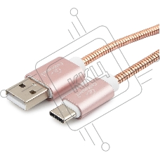 Кабель USB 2.0 Cablexpert CC-G-USBC02Cu-1.8M, AM/Type-C, серия Gold, длина 1.8м, золото, блистер