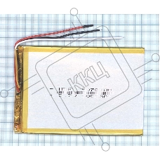 Аккумулятор Li-Pol (батарея) 3*70*100мм 3pin 3.7V/3000mAh