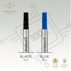 Стержень роллер Parker Quink Z01 (CW1950327) M 0.7мм синие чернила блистер (2шт)