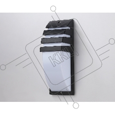 Уличный настенный архитектурный светильник ST5202 BK черный IP54 E27 max 40W 331*112*35