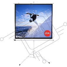 Экран 127x127см TriScreen 1:1 напольный рулонный белый71'