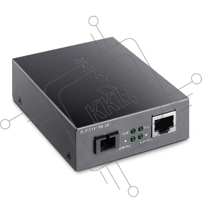 Медиаконвертер TP-Link 10/100 Mbps RJ45 to 100 Mbps SM SC WDM Bi-Directional Fiber Converter, 1-Port PoE