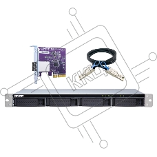 Полка расширения сетевого хранилища без дисков SMB QNAP TL-R400S SATA 6GB/s JBOD storage enclosure, 4-tray 3,5