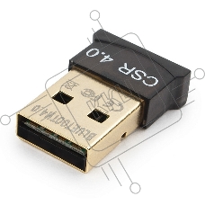 Адаптер Bluetooth Gembird, BTD-MINI5, ультратонкий корпус, v.4.0, 50 метров, до 24 Мбит/сек, USB